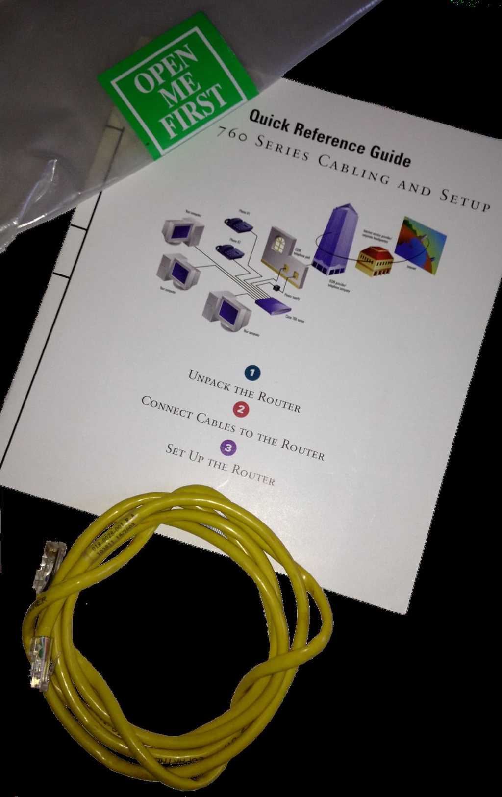 Open Me First Bag with Color Coded Cables