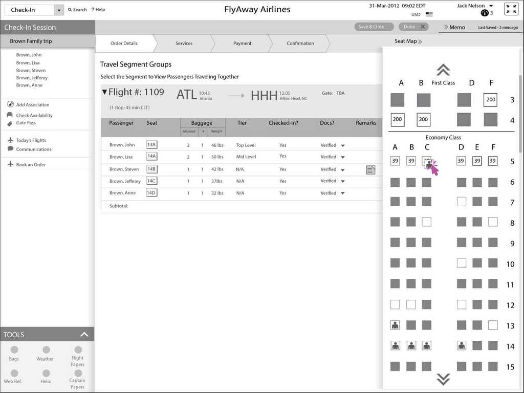 Selecting Services for the Browns