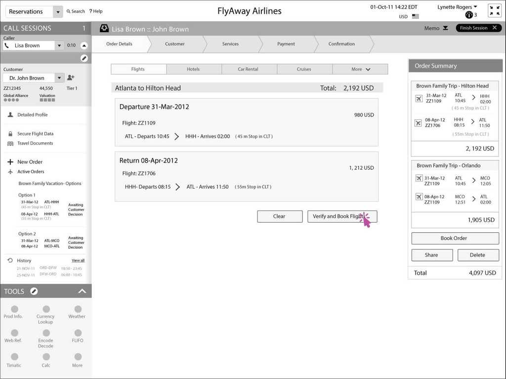 Lynette entering the names of all travelers