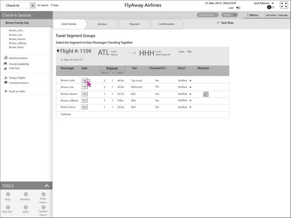De-duping passengers during the check-in process