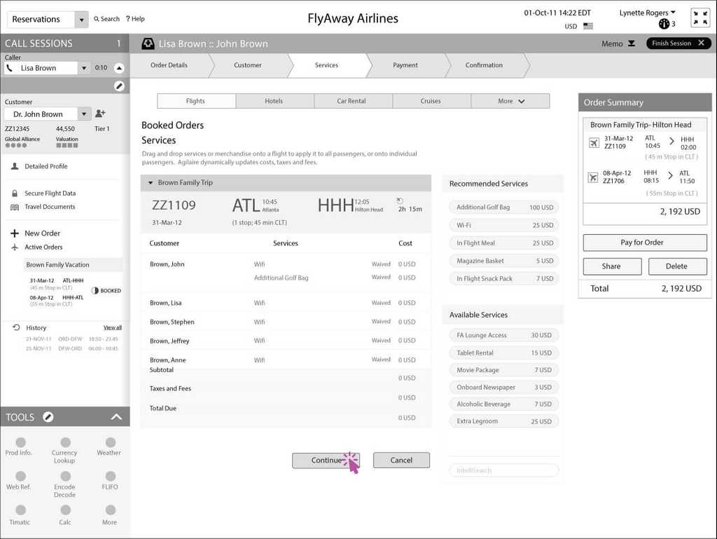 Agent Clicking to Finish Adding services